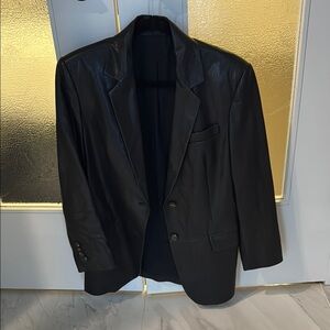 Brunello Cucinelli Leather Blazer